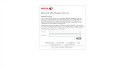 Desktop Screenshot of itsupport.xerox.com