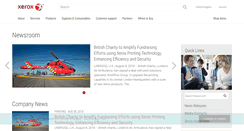Desktop Screenshot of news.xerox.co.uk