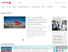 Tablet Screenshot of news.xerox.co.uk